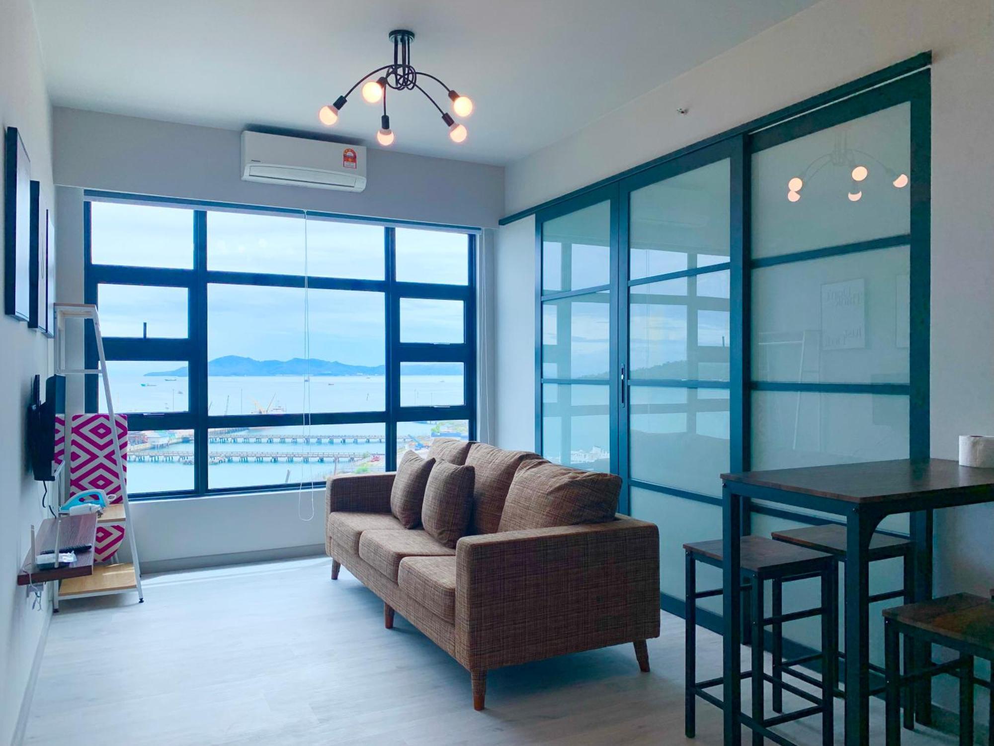 קוטה קינבלו Sunset Seaview Vacation Condos @ Jesselton Quay חדר תמונה
