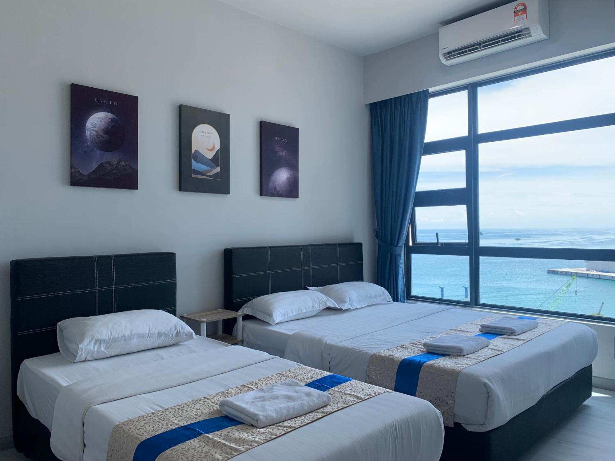 קוטה קינבלו Sunset Seaview Vacation Condos @ Jesselton Quay חדר תמונה