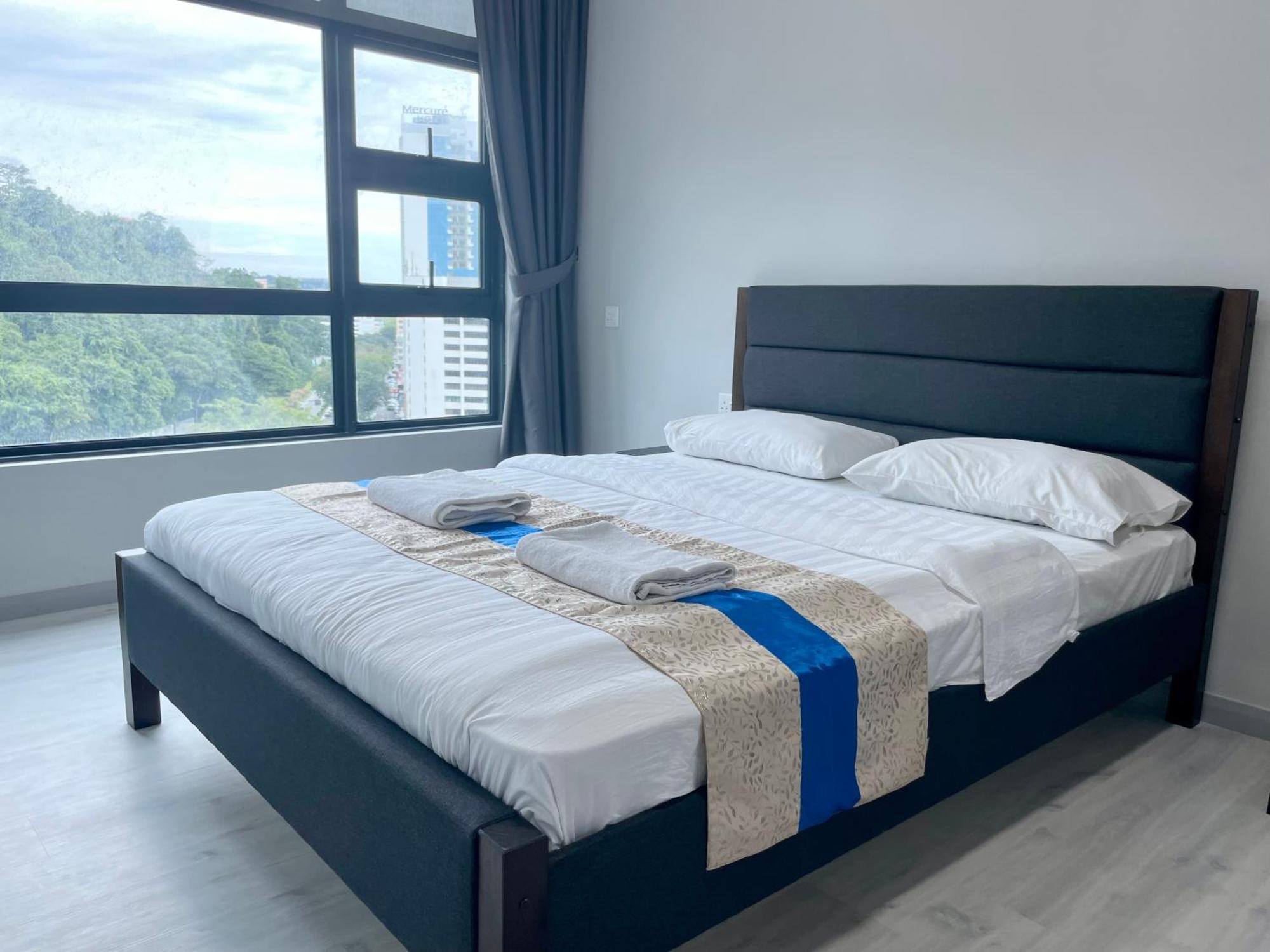 קוטה קינבלו Sunset Seaview Vacation Condos @ Jesselton Quay חדר תמונה