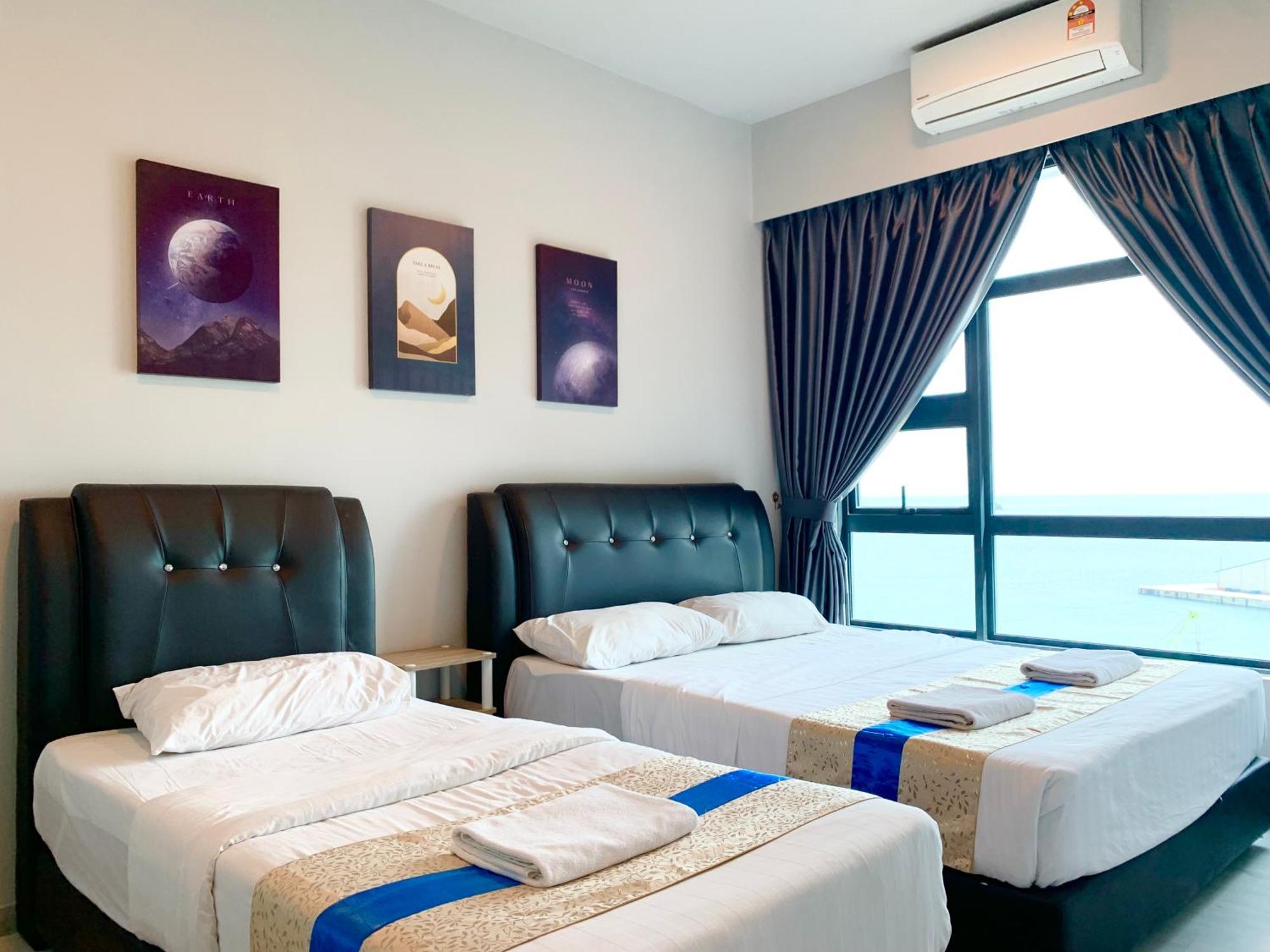 קוטה קינבלו Sunset Seaview Vacation Condos @ Jesselton Quay חדר תמונה