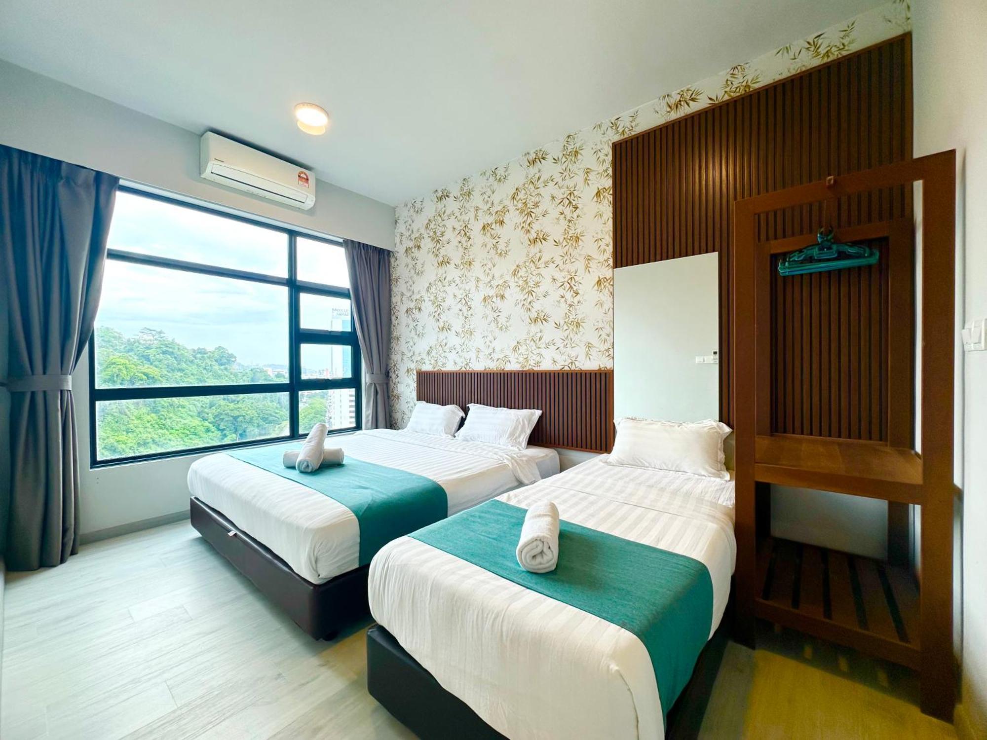 קוטה קינבלו Sunset Seaview Vacation Condos @ Jesselton Quay חדר תמונה