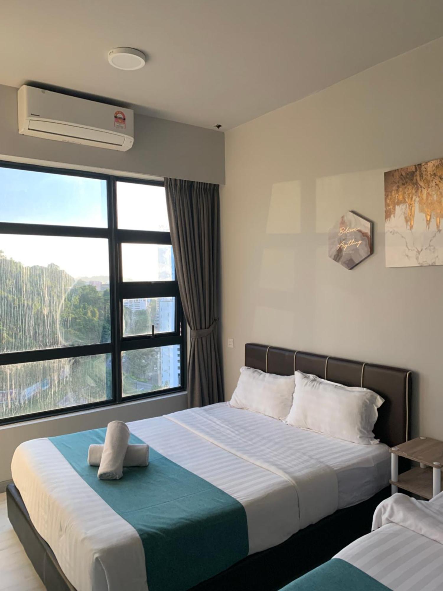 קוטה קינבלו Sunset Seaview Vacation Condos @ Jesselton Quay מראה חיצוני תמונה