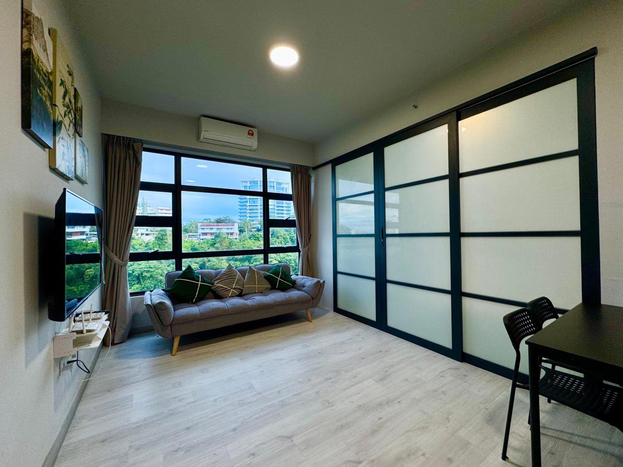 קוטה קינבלו Sunset Seaview Vacation Condos @ Jesselton Quay מראה חיצוני תמונה