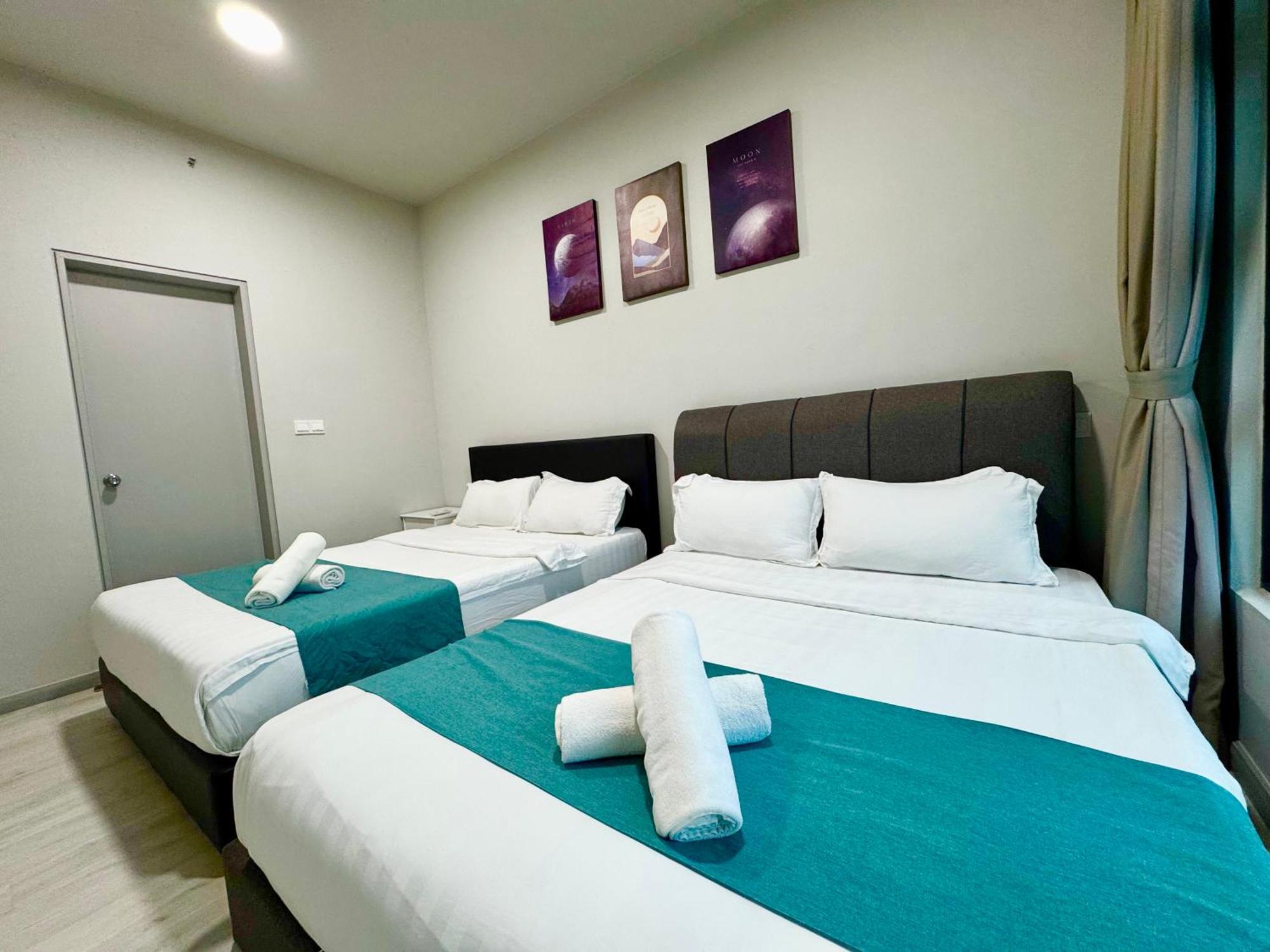 קוטה קינבלו Sunset Seaview Vacation Condos @ Jesselton Quay מראה חיצוני תמונה