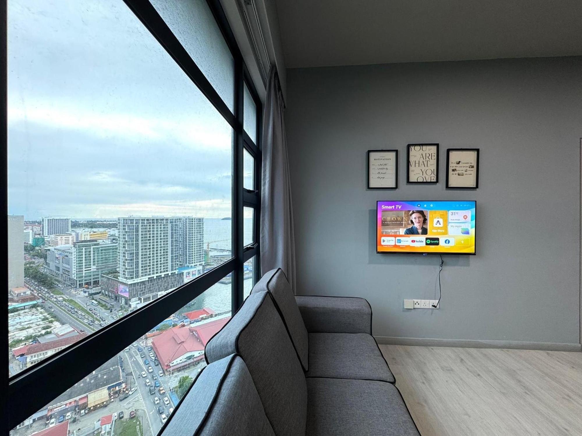 קוטה קינבלו Sunset Seaview Vacation Condos @ Jesselton Quay מראה חיצוני תמונה